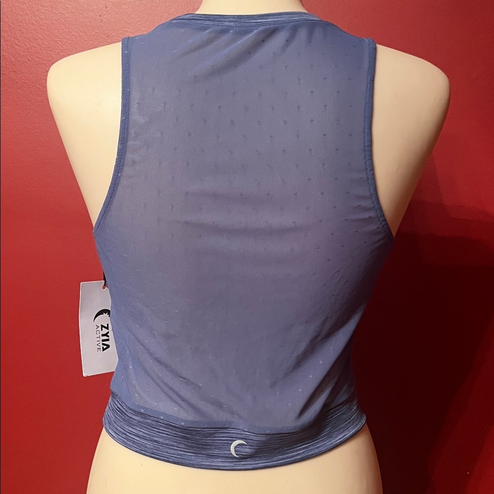 New ZYIA Active sheer crop top - Picture 6 of 14